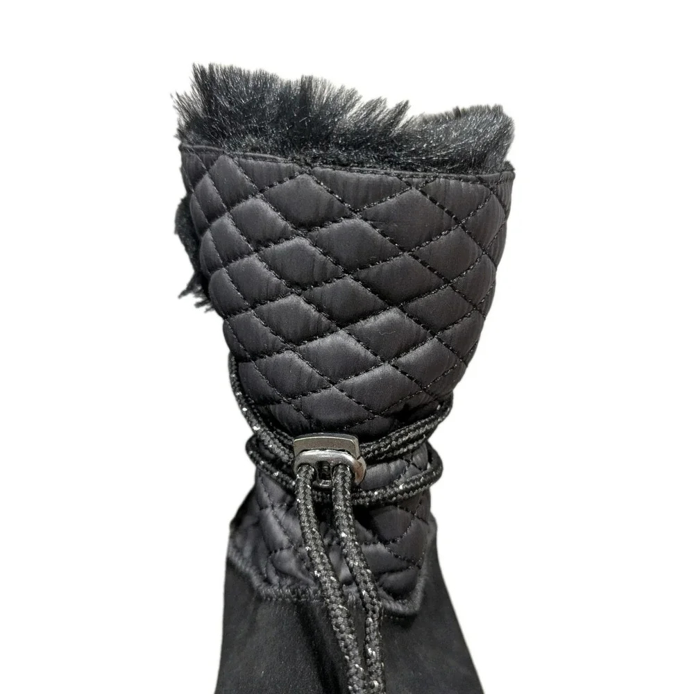 Muk Luks Women's‎ Flexi Bridgehampton Black Suede Boots Shoes Winter Size 7